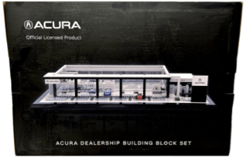 Acura Dealership Building Block Kit