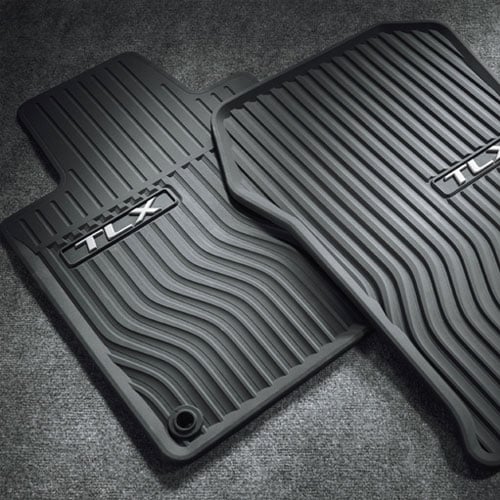 1st & 2nd Row Rubber Floor Mat for Acura TL #R5709 *13 Colors